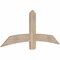 Ekena Millwork Bellingham Smooth Timber Gable Bracket, Douglas Fir, 60"W x 25"H x 1 1/2"D x 5 1/2"F, 10/12 Pitch GBW060X25X0206BEL00SDF - alternate 4